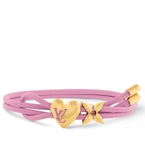 Louis Vuitton Bloom Heart Bracelet in Pink